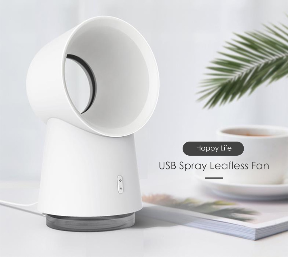 Desktop Bladeless Fan Usb Humidification Fan Office Spray Air Cooler