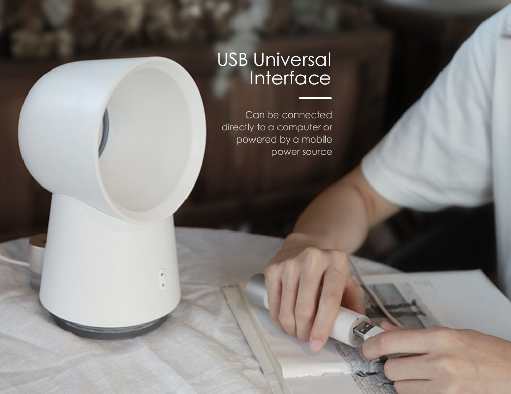 Desktop Bladeless Fan Usb Humidification Fan Office Spray Air Cooler