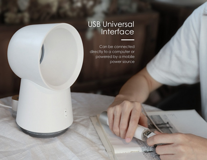 Desktop Bladeless Fan Usb Humidification Fan Office Spray Air Cooler