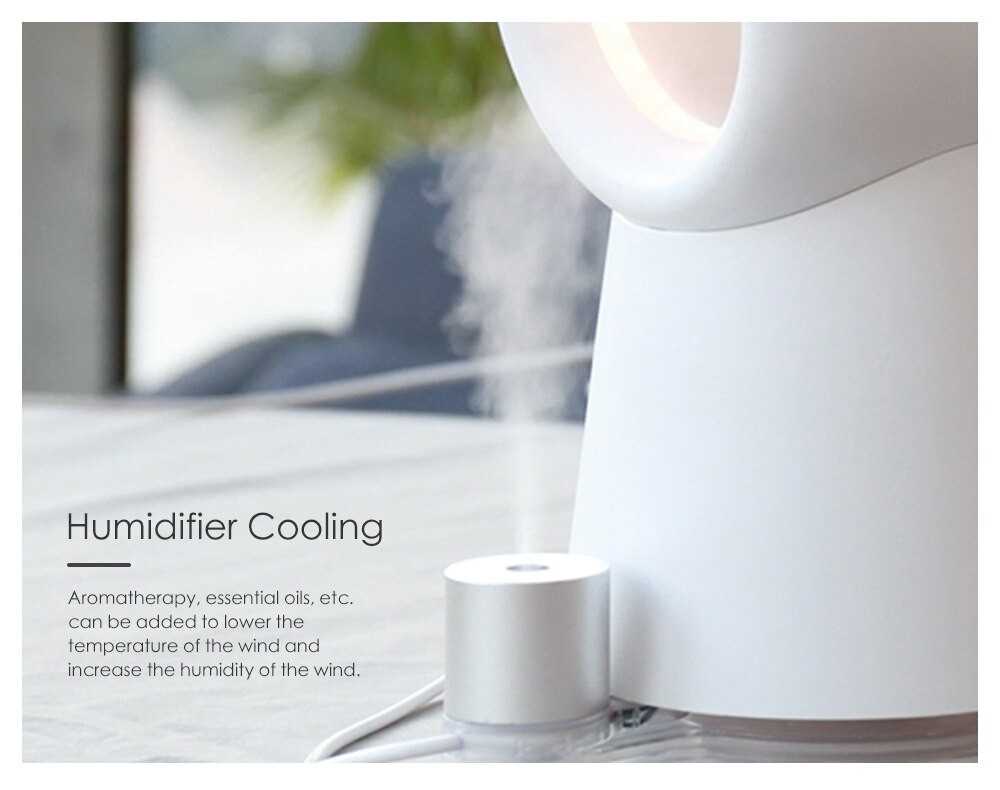 Desktop Bladeless Fan Usb Humidification Fan Office Spray Air Cooler