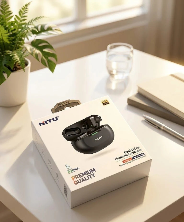 Nitu - Dual-Driver Bluetooth Earphones