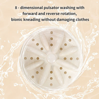 Double-Bucket Mini Washing Machine
