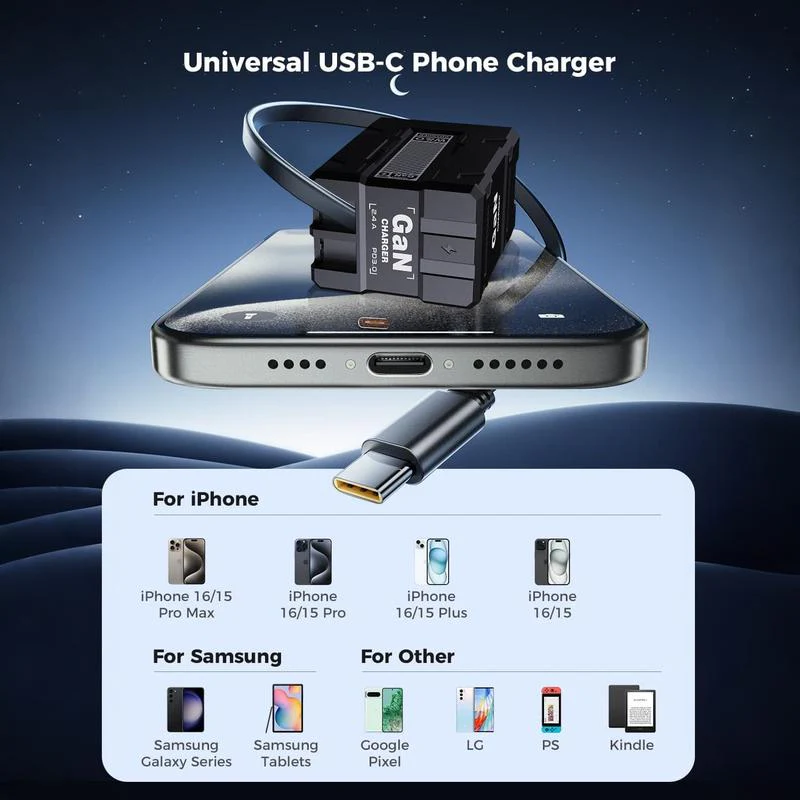 Portable Gan Flash Fast Charger